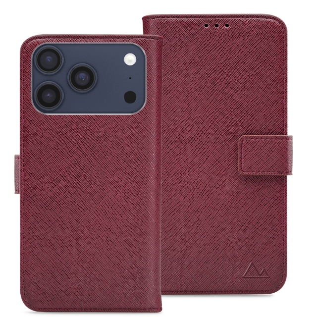 My Style Flex Wallet for Apple iPhone 17 Pro Bordeaux My Style Flex Wallet for Apple iPhone 17 Pro Bordeaux - Image 1