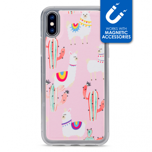 My Style Magneta Case for Apple iPhone X/Xs Pink Alpaca My Style Magneta Case for Apple iPhone X/Xs Pink Alpaca - Image 1