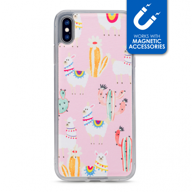 My Style Magneta Case for Apple iPhone Xs Max Pink Alpaca My Style Magneta Case for Apple iPhone Xs Max Pink Alpaca - Image 1