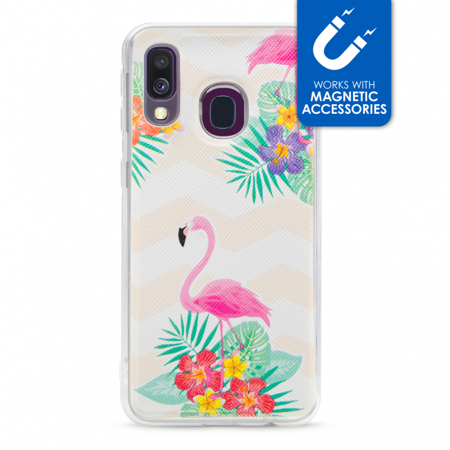 My Style Magneta Case for Samsung Galaxy A40 Flamingo My Style Magneta Case for Samsung Galaxy A40 Flamingo - Image 1