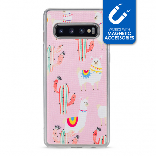 My Style Magneta Case for Samsung Galaxy S10 Pink Alpaca My Style Magneta Case for Samsung Galaxy S10 Pink Alpaca - Image 1