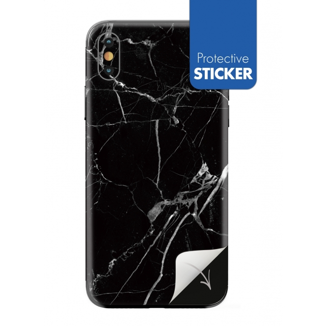 My Style PhoneSkin For Apple iPhone X Black Marble My Style PhoneSkin For Apple iPhone X Black Marble - Image 1