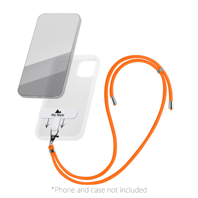 My Style Smartphone Lanyard Orange My Style Smartphone Lanyard Orange - Image 1