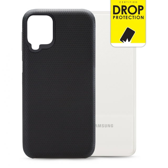 My Style Tough Case for Samsung Galaxy A12/M12 Black My Style Tough Case for Samsung Galaxy A12/M12 Black - Image 1