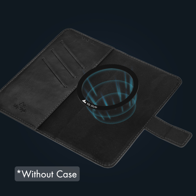 My Style Universal MagSafe Compatible Wallet - Black 6.3" (Without Case) My Style Universal MagSafe Compatible Wallet - Black 6.3" (Without Case) - Image 1