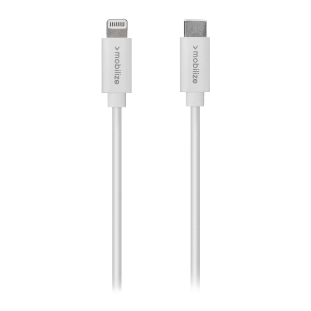 OEM Cable USB-C to Apple Lightning (Non MFi) 1m. White (BULK) OEM Cable USB-C to Apple Lightning (Non MFi) 1m. White (BULK) - Image 1