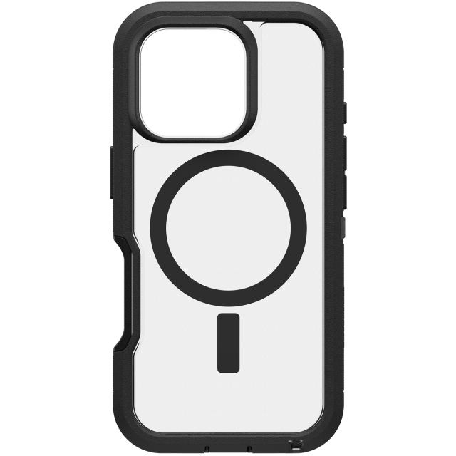 OtterBox Defender Series XT with MagSafe Apple iPhone 16 Pro Clear/Black OtterBox Defender Series XT with MagSafe Apple iPhone 16 Pro Clear/Black - Image 1