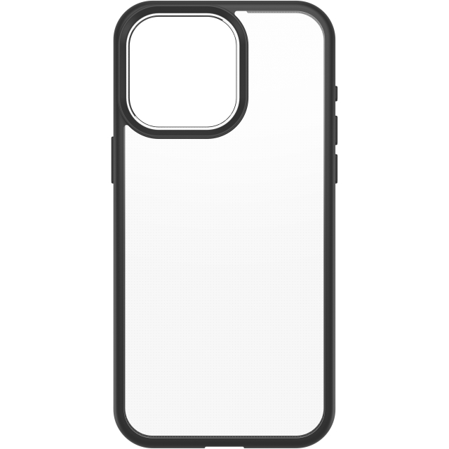 OtterBox React Series Apple iPhone 15 Pro Max Clear/Black OtterBox React Series Apple iPhone 15 Pro Max Clear/Black - Image 1