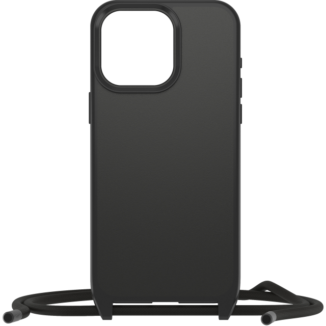 OtterBox React Series Necklace MagSafe Apple iPhone 15 Pro Max Black OtterBox React Series Necklace MagSafe Apple iPhone 15 Pro Max Black - Image 1