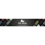 POS Forex  Horizontaal Signing 120x20cm My Style Black
