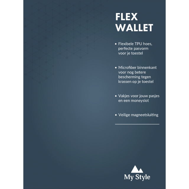 POS Forex Product Signing 20x15cm incl. magneet/klittenband My Style Flex Wallet Ocean Blue POS Forex Product Signing 20x15cm incl. magneet/klittenband My Style Flex Wallet Ocean Blue - Image 1