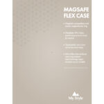 POS Forex Product Signing 20x15cm incl. magneet/klittenband My Style Magsafe Compatibel Protective Flex Case Antique White