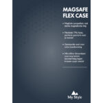POS Forex Product Signing 20x15cm incl. magneet/klittenband My Style Magsafe Compatibel Protective Flex Case Midnight Blue