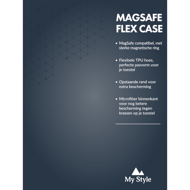 POS Forex Product Signing 20x15cm incl. magneet/klittenband My Style Magsafe Compatibel Protective Flex Case Midnight Blue POS Forex Product Signing 20x15cm incl. magneet/klittenband My Style Magsafe Compatibel Protective Flex Case Midnight Blue - Image 1