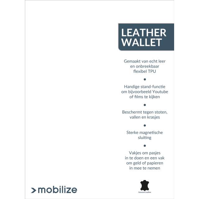 POS New Concept - Leather Wallet - Forex Product Signing 20x15cm incl. magneet/klittenband POS New Concept - Leather Wallet - Forex Product Signing 20x15cm incl. magneet/klittenband - Image 1