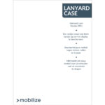POS New Concept – Lanyard Case - Forex Product Signing 20x15cm incl. magneet/klittenband