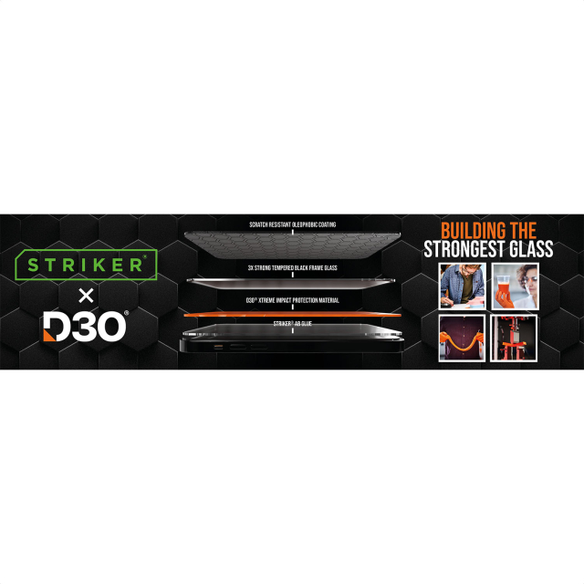 POS - Striker D3O - Forex Horizontal - Double sided print - 75x20cm - 4-Layer Formule incl. klittenband POS - Striker D3O - Forex Horizontal - Double sided print - 75x20cm - 4-Layer Formule incl. klittenband - Image 1