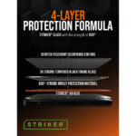 POS - Striker D3O - Forex Single Signing - Double Sided Print - 15x20cm - 4-Layer Formule incl. klittenband