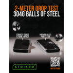 POS - Striker D3O - Forex Single Signing - Double Sided Print - 15x20cm - Drop Test / Logo's incl. klittenband