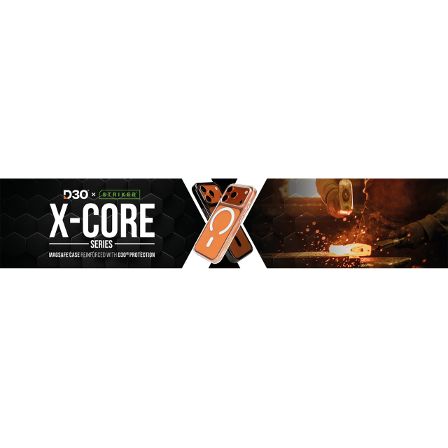POS - Striker D3O X-Core Case - Forex Horizontal - Double sided print - 100x20cm POS - Striker D3O X-Core Case - Forex Horizontal - Double sided print - 100x20cm - Image 1