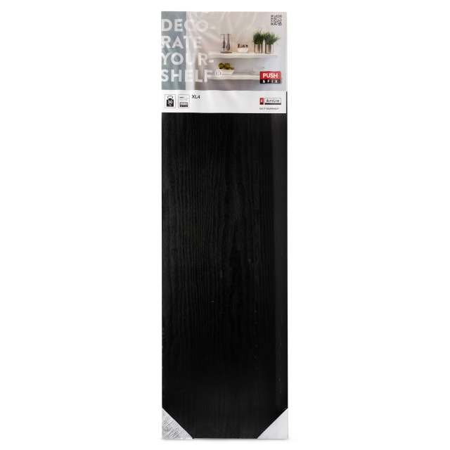 POS Universeel Schappenplank 80x23,5cm Black POS Universeel Schappenplank 80x23,5cm Black - Image 1