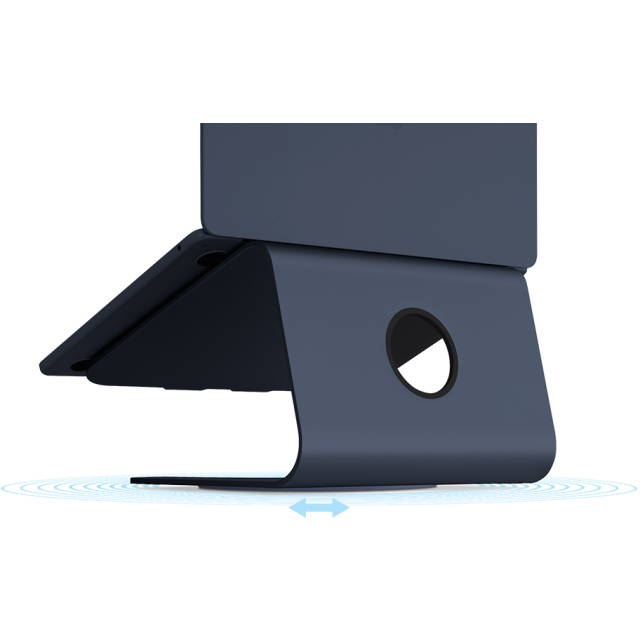 Rain Design mStand 360 Laptop Stand + Swivel Base Midnight Rain Design mStand 360 Laptop Stand + Swivel Base Midnight - Image 1