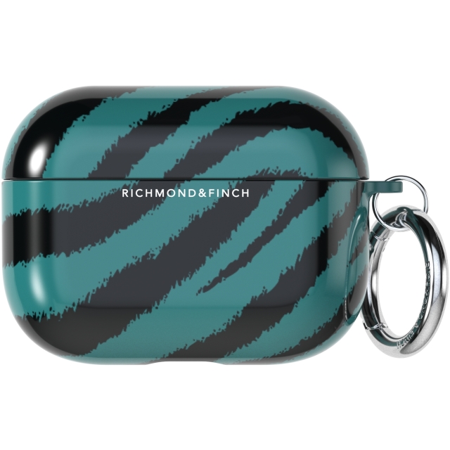 Richmond & Finch Freedom Series Apple Airpod Pro Emerald Zebra Richmond & Finch Freedom Series Apple Airpod Pro Emerald Zebra - Image 1