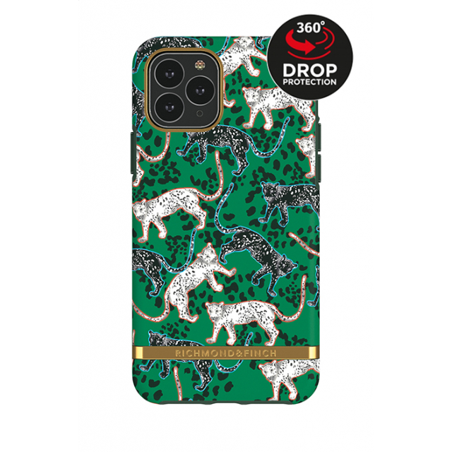 Richmond & Finch Freedom Series Apple iPhone 11 Pro Green Leopard/Gold Richmond & Finch Freedom Series Apple iPhone 11 Pro Green Leopard/Gold - Image 1