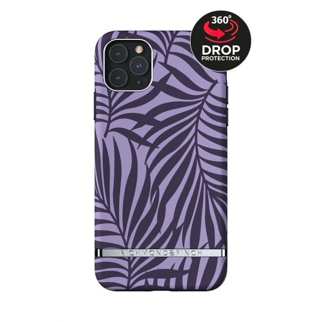 Richmond & Finch Freedom Series Apple iPhone 11 Pro Max Purple Palm Richmond & Finch Freedom Series Apple iPhone 11 Pro Max Purple Palm - Image 1