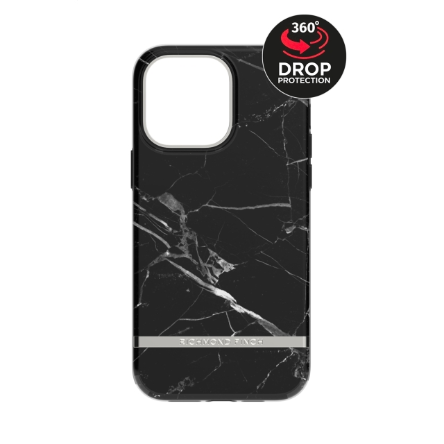 Richmond & Finch Freedom Series One-Piece Apple iPhone 14 Pro Max Black Marble Richmond & Finch Freedom Series One-Piece Apple iPhone 14 Pro Max Black Marble - Image 1