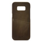 Senza Desire Leather Cover with Card Slot Samsung Galaxy S8 Burned Olive