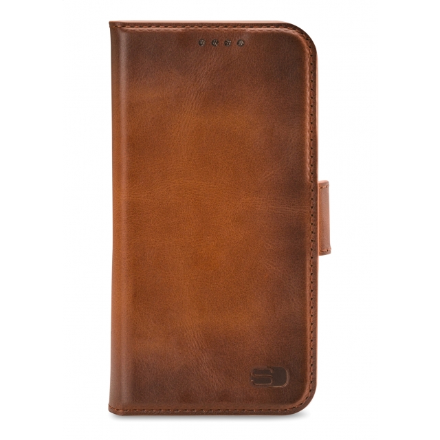 Senza Desire Leather Wallet Apple iPhone 13 Pro Burned Cognac Senza Desire Leather Wallet Apple iPhone 13 Pro Burned Cognac - Image 1