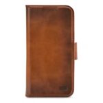 Senza Desire Leather Wallet Apple iPhone 13 Pro Max Burned Cognac