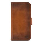 Senza Desire Leather Wallet Apple iPhone 14 Pro Max Burned Cognac