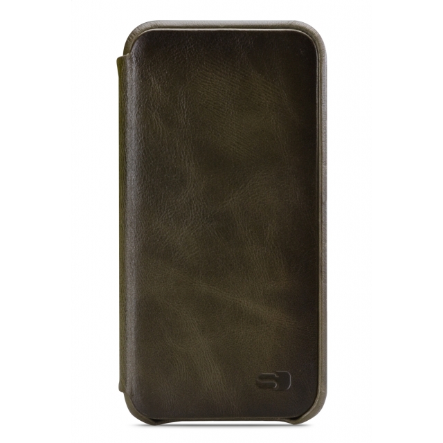 Senza Desire Skinny Leather Wallet Apple iPhone X/Xs Burned Olive Senza Desire Skinny Leather Wallet Apple iPhone X/Xs Burned Olive - Image 1