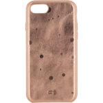 Senza Glam Leather Cover Apple iPhone 7/8/SE (2020/2022) Metallic Rosé