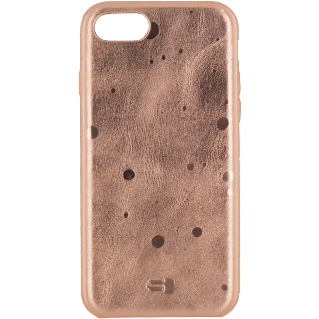 Senza Glam Leather Cover Apple iPhone 7/8/SE (2020/2022) Metallic Rosé Senza Glam Leather Cover Apple iPhone 7/8/SE (2020/2022) Metallic Rosé - Image 1