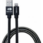 Senza Premium Leather Charge/Sync Cable Lightning 1.5m Black