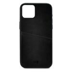 Senza Pure Leather Cover with Card Slot Apple iPhone 14 Deep Black
