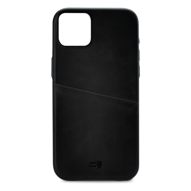 Senza Pure Leather Cover with Card Slot Apple iPhone 14 Plus Deep Black Senza Pure Leather Cover with Card Slot Apple iPhone 14 Plus Deep Black - Image 1
