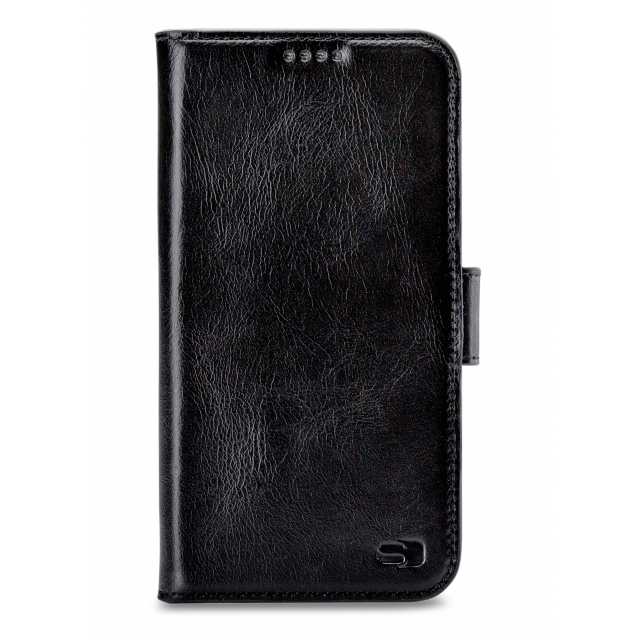 Senza Pure Leather Wallet Apple iPhone X/Xs Deep Black Senza Pure Leather Wallet Apple iPhone X/Xs Deep Black - Image 1