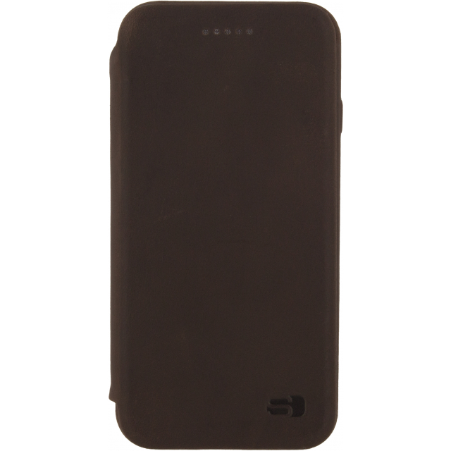Senza Raw Skinny Leather Wallet Apple iPhone 7/8/SE (2020/2022) Chestnut Brown Senza Raw Skinny Leather Wallet Apple iPhone 7/8/SE (2020/2022) Chestnut Brown - Image 1