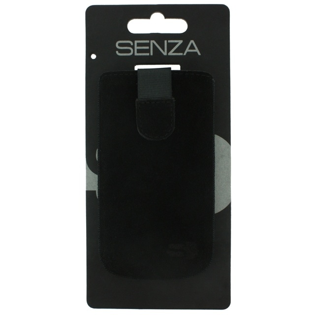 Senza Suede Slide Case Night Black Size M-Large Senza Suede Slide Case Night Black Size M-Large - Image 1