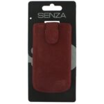 Senza Suede Slide Case Rusty Red Size M