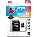 Silicon Power Micro SDHC incl. SD Adapter 32GB Class 10
