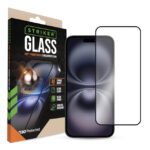 Striker D3O Xtreme Impact Glass Screen Protector - Black Frame - Apple iPhone 14 Pro Max/15 Plus/16 Plus