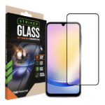 Striker D3O Xtreme Impact Glass Screen Protector - Black Frame - Samsung Galaxy A25 5G