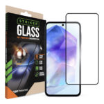 Striker D3O Xtreme Impact Glass Screen Protector - Black Frame - Samsung Galaxy A35 5G/A36 5G/A55 5G/A56 5G/S24 FE 5G