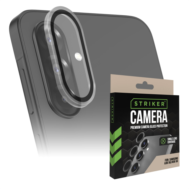 Striker Single Lens Glass Camera Protector - Transparent - Samsung Galaxy A37 5G Striker Single Lens Glass Camera Protector - Transparent - Samsung Galaxy A37 5G - Image 1