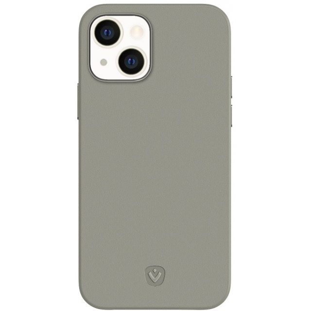 Valenta Leather Back Cover Snap Luxe Apple iPhone 13 Mini Grey Valenta Leather Back Cover Snap Luxe Apple iPhone 13 Mini Grey - Image 1